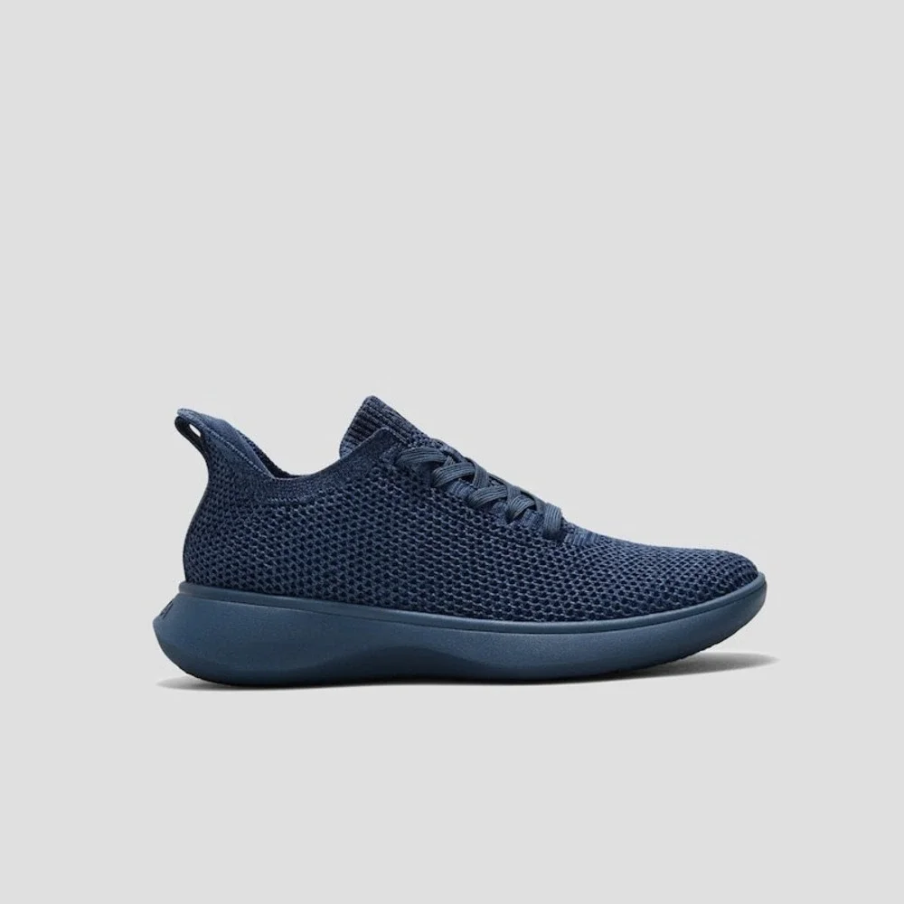 Vivaia Unisex Knit‎ Round Toe Slip On Sneakers Navy Blue Walking Shoes Men 6.5